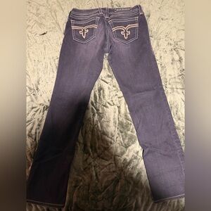 Rock Revival Women's Boot Cut Jeans in brown